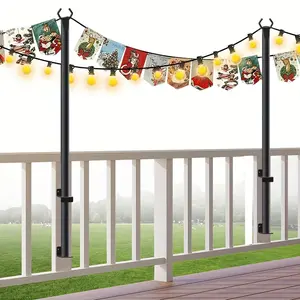 5 Feet Hanging Light Post, Suitable for Outdoor, Patio, Yard, Wall, Fence, Wood