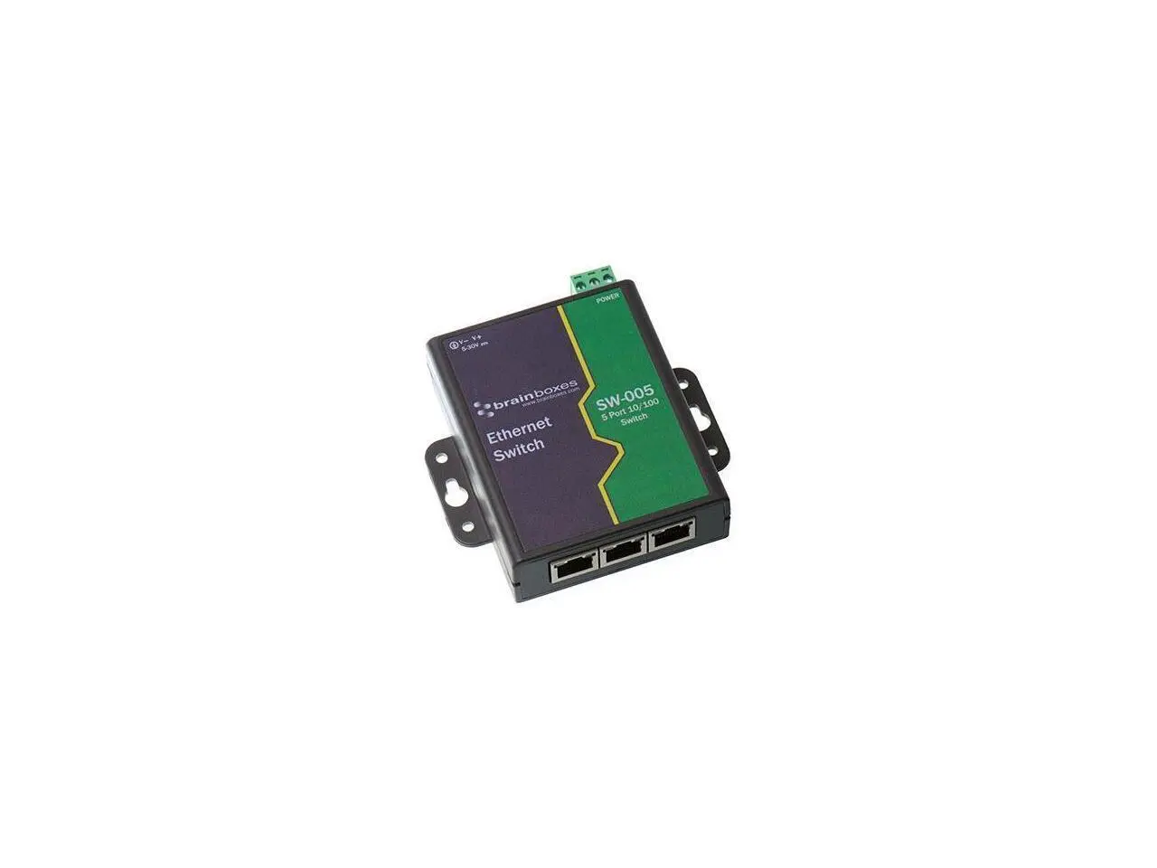 Brainboxes SW-005 Unmanaged Ethernet Switch 5 Ports