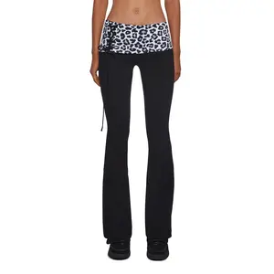 Hot Crush Knit Pants - Black