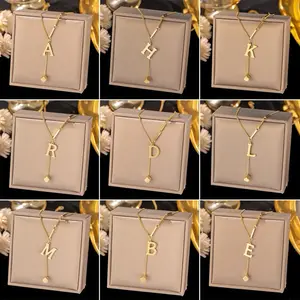 Gold Cube Initial Necklace for Women - 18K Gold Plated Letter A-Z Pendant Necklace Dainty Cube Necklaces Initial Necklaces Birthday Gifts for Women Jewelry