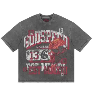 Godspeed Seeing Double T-Shirt Grey Wash