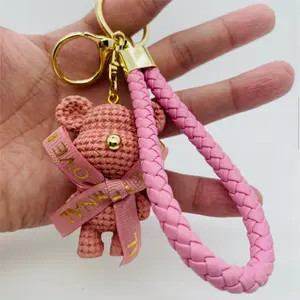 Cartoon Resin Bear Doll Key chain