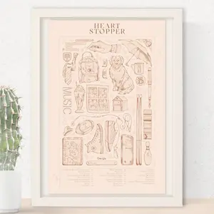 HEARTSTOPPER - Illustration Print - Heartstopper by Alice Oseman