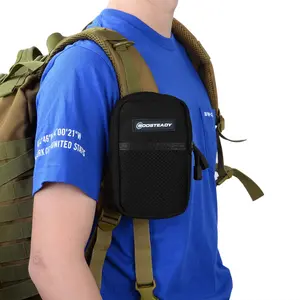 Backpack Strap Pouch, Smartphone Strap Pack, Backpack Attachment Bag for Hikers Access