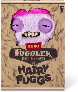 ZURU Fugglers Hairy Fuggs - Funny Ugly Monster Plush - 9 inches (Squidge)