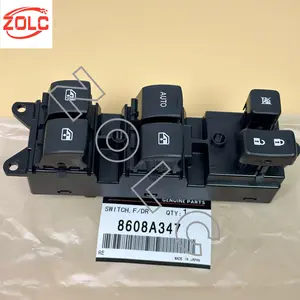 Japan Genuine LHD Left Front Electric Window Lifter Control Switch 8608A347 8608A411 For Outlander 3 PHEV 2013-2018