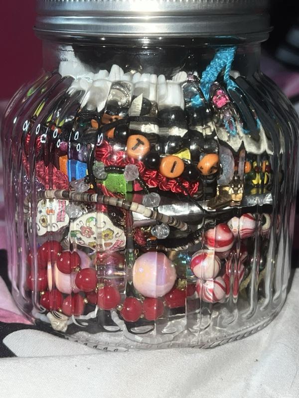 Mistery Jewerly Jar - including necklase , bracelets and earrings