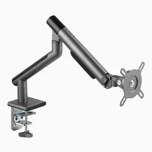 Desky Single Slim Aluminium Monitor Arm - Compact and Lightweight Design for Easy Installation