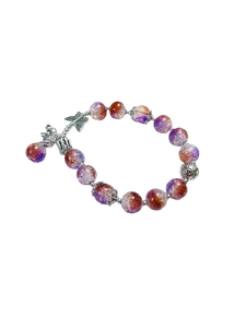 Twilight Amethyst Luck-Enhancing Charm Bracelet jade jewelry