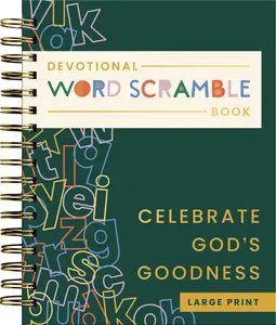 Celebrate God's Goodness: Devotional Word Scramble Book (70 Daily Devotions and Word Scrambles to Refresh Your Spirit) – The Perfect Gift for Christian Women (Faith Inspired Creativity) by DaySpring [Paperback Book]