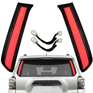 Full LED Rear pillar Tail Light Column Brake Lamp Sequential turn signal lights For 2010-2023 Toyota 4Runner SR5 TRD Sport Limited TRD Pro Plug & Play