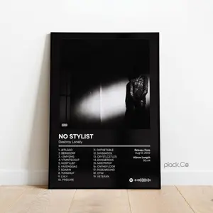 Destroy Lonely - No Stylist - Custom Album Print - Hip Hop Album Poster - Personalized Album Cover - Destroy Lonely Poster - Custom Album 1