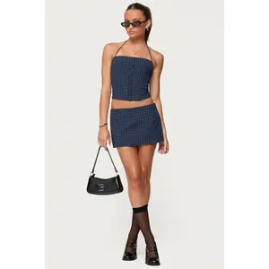 Winsley Gingham Mini Skort