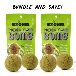 Pozole Verde Bombs bundle by EZ Bombs - Seasoning Spice Bomb Flavor for Authentic Mexican Dishes - Traditional