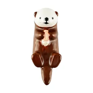 DECOLE Japanese Ocean Series Otter Chopstick Rest Animal Holder