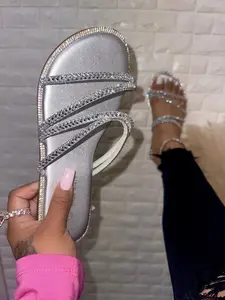 Wide Width - Anisah Sandals - Butterfly, Sparkly, Pretty, 7 to 12 sizing