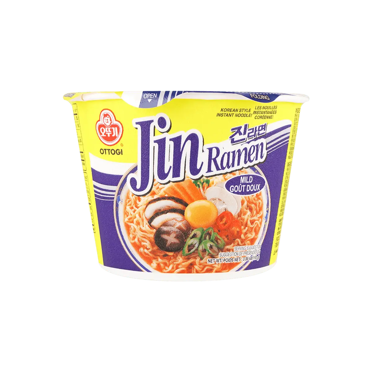 OTTOGI Asian Style Instant Noodle Jin Ramen Mild 110g