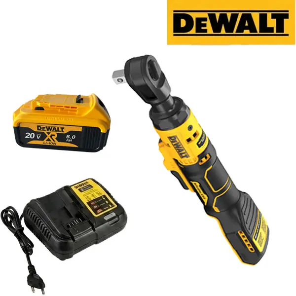 DEWALT DCF512 20V MAX ATOMIC 1/2-Inch Brushless Cordless Ratchet Kit for Automotive Repair, Engine Bay Service and Garage Maintenance, 70 Ft-Lbs Torque, 250 RPM Variable-Speed Trigger, LED Light, 6.0Ah Battery and Charger