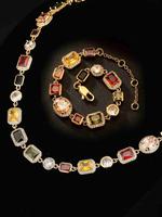 【Golden】Necklace + Bracelet