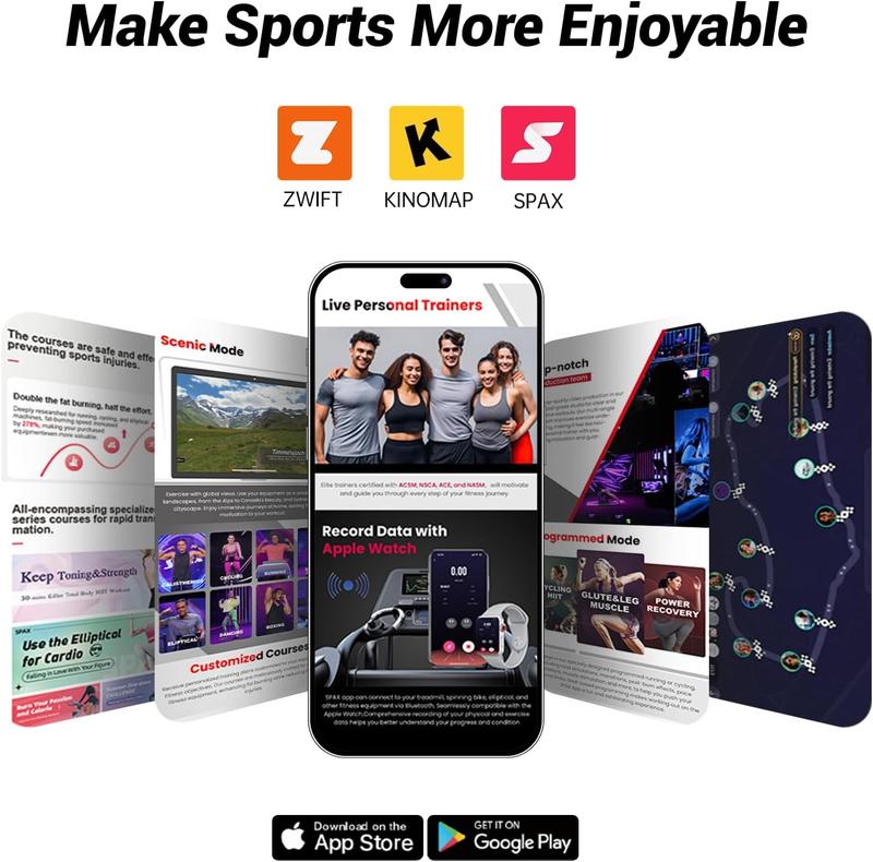 Incline Foldable Treadmill, 0.6-7MPH for Home 3.0HP Treadmills Screens Display Portable Walking Pad with Handle 300 LBS Capacity