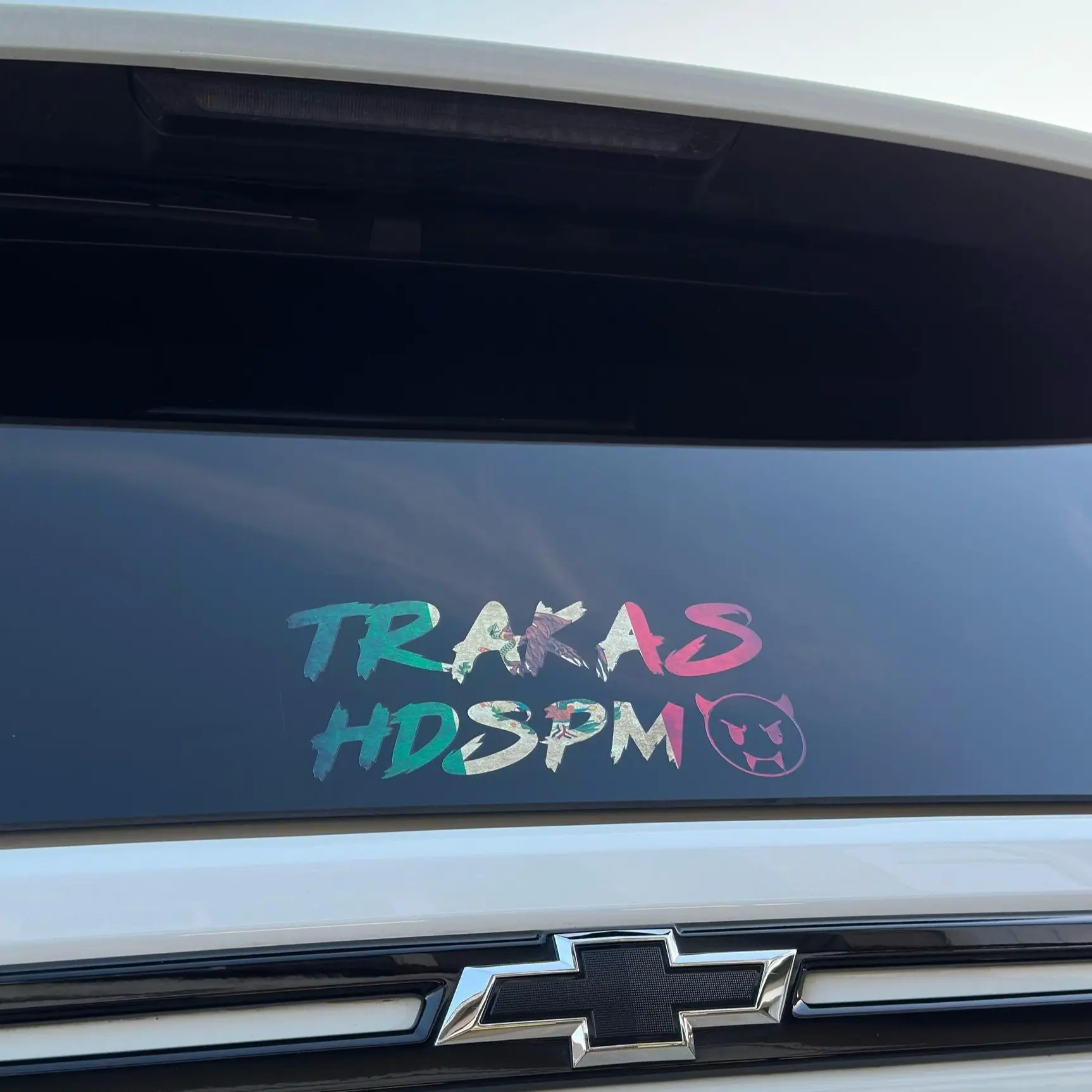 Trakas HDSPM Mexico Flag Vinyl Sticker - Full Color, High-Quality Weatherproof Mexican Decal for Trucks, Cars, Rainbow Glass Exterior Accessories, Sticker For Cars