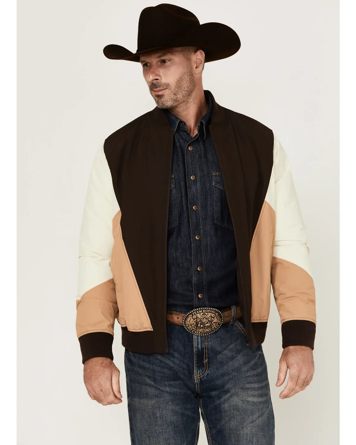 Rank 45 Men's 45&Reg; Men'S Color Block Bomber Filled Windbreaker Jacket - Rmfa24o96-Cof