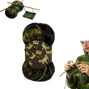 Enchanting Glitter Yarn, Magic-Infused Thread for Knitting & Crocheting Sweaters, Shawls, Hats, and More Handicrafts