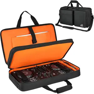 DJ Controller Case Compatible with  DDJ-FLX4/DDJ-REV1/DDJ-400/DDJ-SB3/DDJ-RB,Padded DJ Controller Storage Bag Fits for Numark Mixtrack Pro FX/ FX/Roland DJ-202 (21.5 x 12 x 2.5 in)