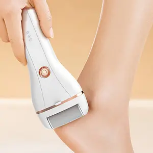 Rechargeable Electric Foot Callus Removal Kit-Portable Pedicure Tool for Dead Skin, Hard Cracks-USB Rechargeable Foot Device with 4V-12V Working Voltage, No Oil, Lithium Battery-Ideal Gift
