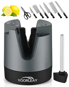 Knife Sharpeners- Straight Blade / Serrated Knives & Scissors -Grey