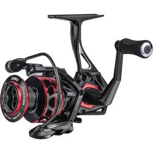 RUNCL Titan II Spinning Reel, Full Metal Body, Max Drag 44LB, 9+1 Shielded BB, Ultra Smooth, Powerful for Saltwater & Freshwater Fishing