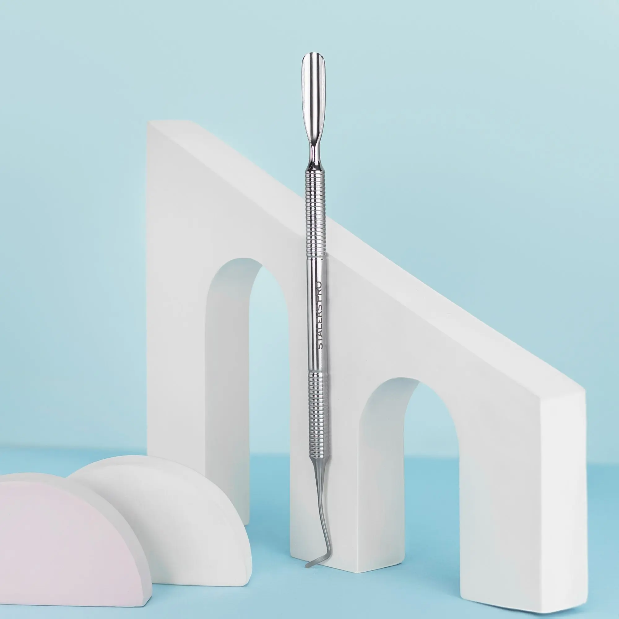 Staleks Pro PODO 20 Type 1 – Dual-Ended Pedicure Tool with Rounded Pusher