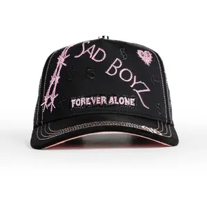 Sad Boyz crystal blk pink