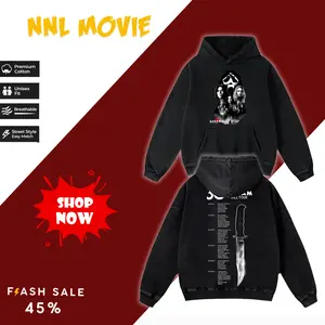 [Sale Up To 45%] NNL Movie Halloween Scream Movie Hoodie, Spooky Season Vintage Shirt, Billy & Stu Graphic Tee, Scream 30th Anniversary T-Shirt, Scream 7 Tee