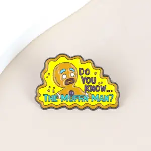 Funny Muffin Man Lover Enamel Pin, Do You Know The Muffin Man Pin For Sassy Baker Baking Lover, Shrek Meme Pin, Funny Sarcastic Saying Badge
