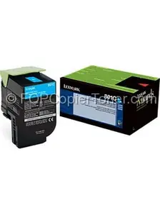 Lexmark 801c Cyan Return Program Toner Cartridge