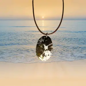 Abalone Shell Necklace - Fish-Shaped Necklace with Real Abalone Shell, Unique Design for Ocean Lovers