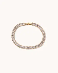 Baguette Tennis Bracelet - Gold