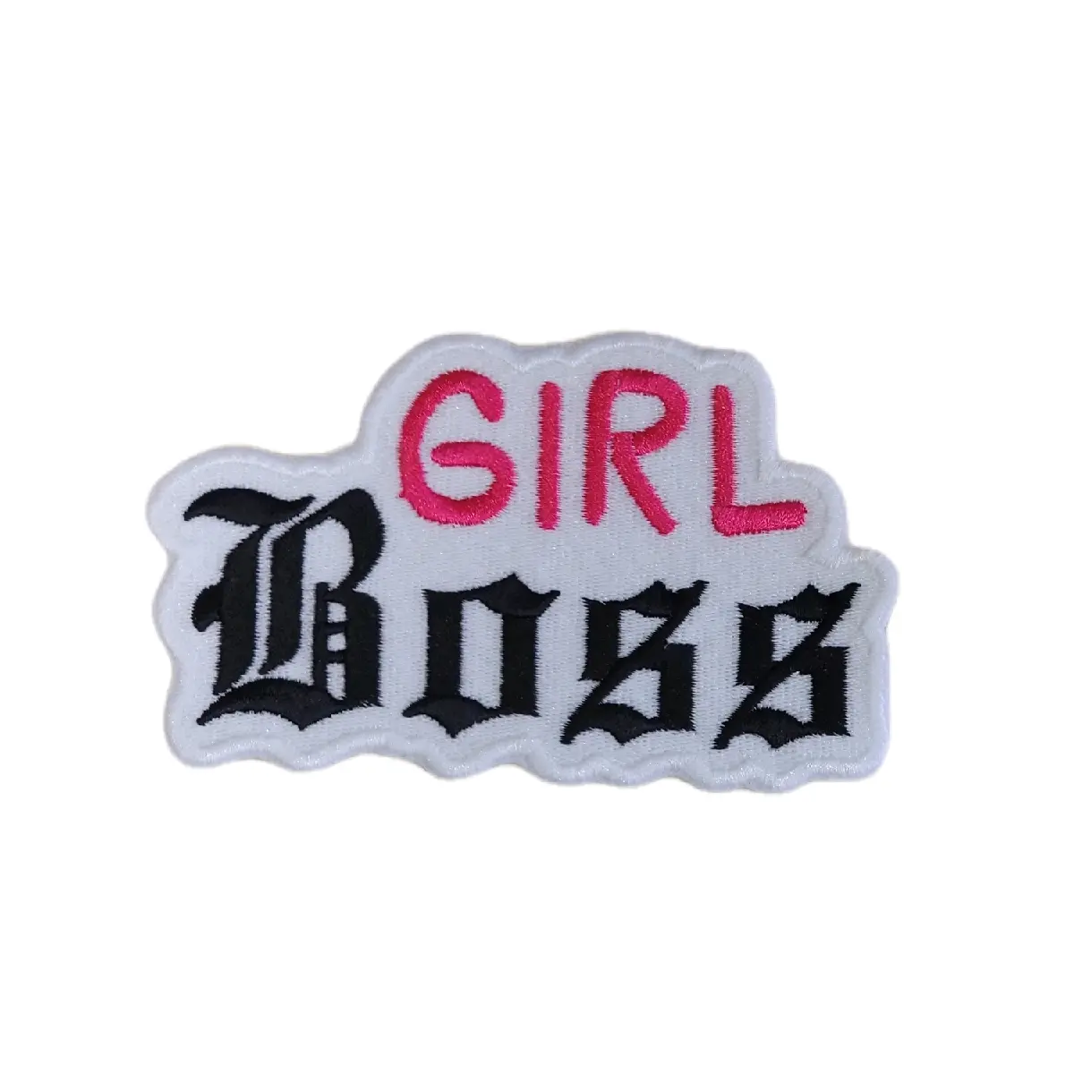Girl Boss Iron On Embroidered Applique Patch