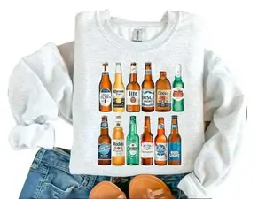 Beer Drink Sweatshirt, Bottle sweatshirt