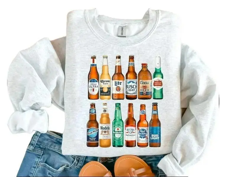 Beer Drink Sweatshirt, Bottle sweatshirt