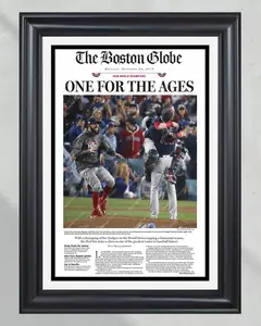 2018 Boston Red Sox World Series No Frame Front Page Newspaper - 'One for the Ages'