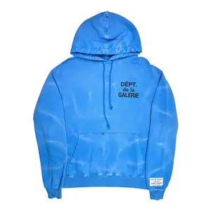Gallery Department French Logo Hooded Sweatshirt Blue Black