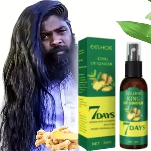 Ginger Hair Oil and Biotin Hair Essence, Hair Growth Oils, 7-Day Ginger Nourishing Scalp Massage for All Hair Types, Hair Growth Moisturizing, Perfect Valentine's Day and Mother's Day Gift for Men and Women