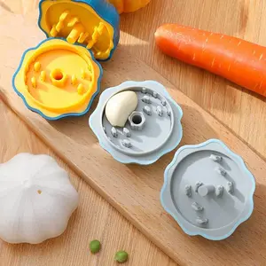Grinding Garlic Puree for Household Manual Rotary Chilli Ginger Garlic Grinder for Kitchen Garlic Mince  Press