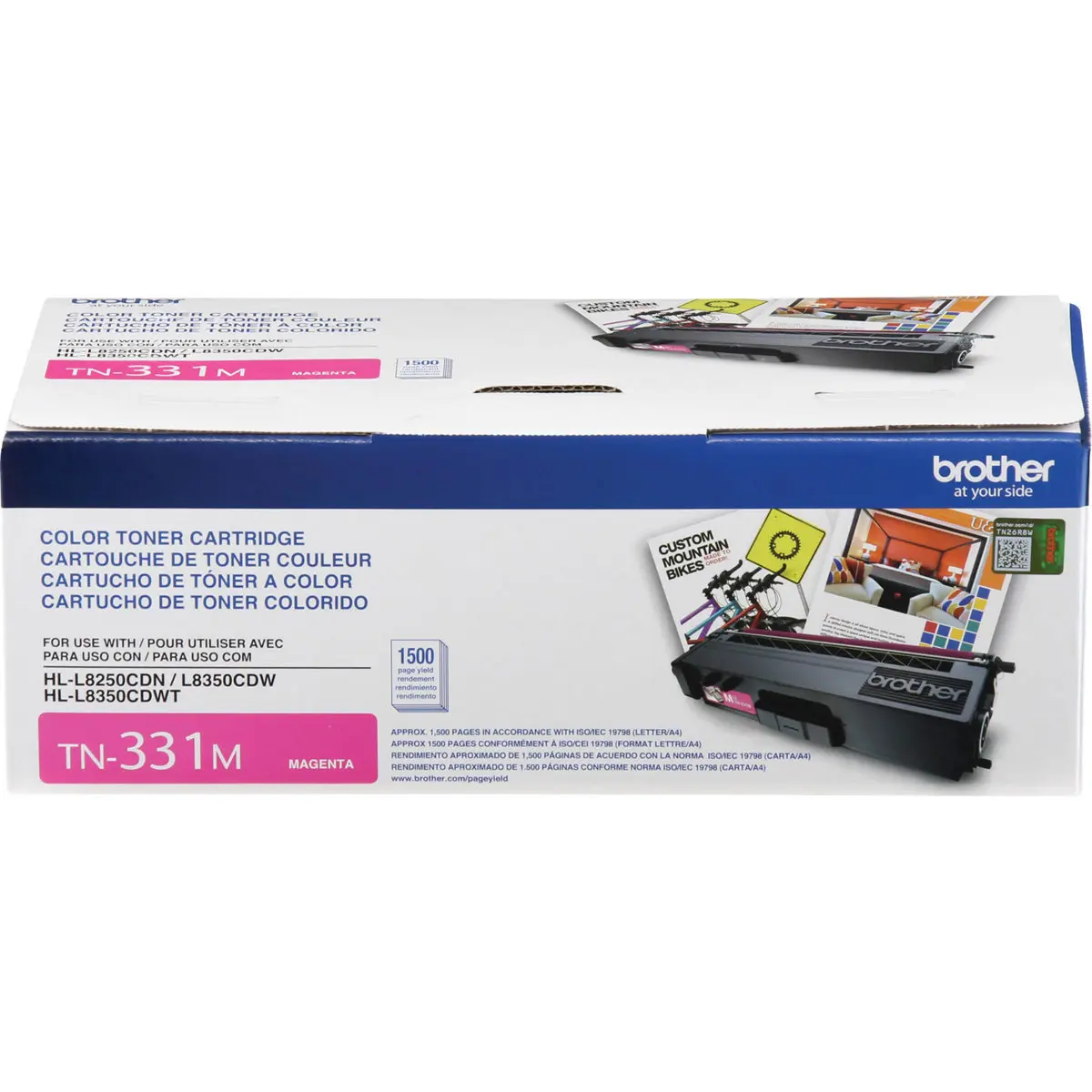 Brother TN331 Standard Yield Toner Cartridge, Up to 1500 Pages, Magenta