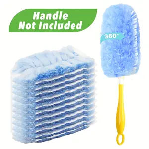 10 Pack Duster Refills Compatible with Swiffer Duster, Multi Surface Duster Replacement, Ideal Cleaning Solution
