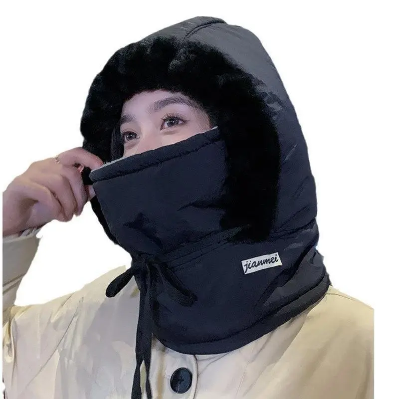 Unisex Winter Fleece Lei Feng Hat  Windproof Ear Protection Snow Cap, Soft Warm Outdoor Headwear for Skiing, Cycling, Hiking & Cold-Weather Daily Activities