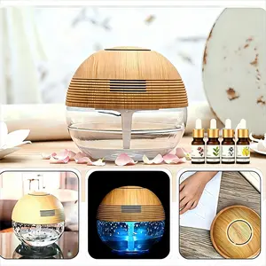 3-in-1 Portable Scented Aromatherapy Diffuser Humidifier - Air Purifier, 700-1000mL Capacity, Includes 4 x 10mL Fragrance Oil Bottles, Suitable for Office, Room Humidity Enhancement