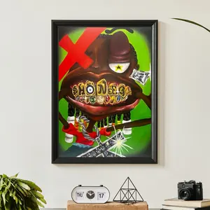 Original Artwork: “Shining” Poster Print  Wall Decor  Original Print of Painting
